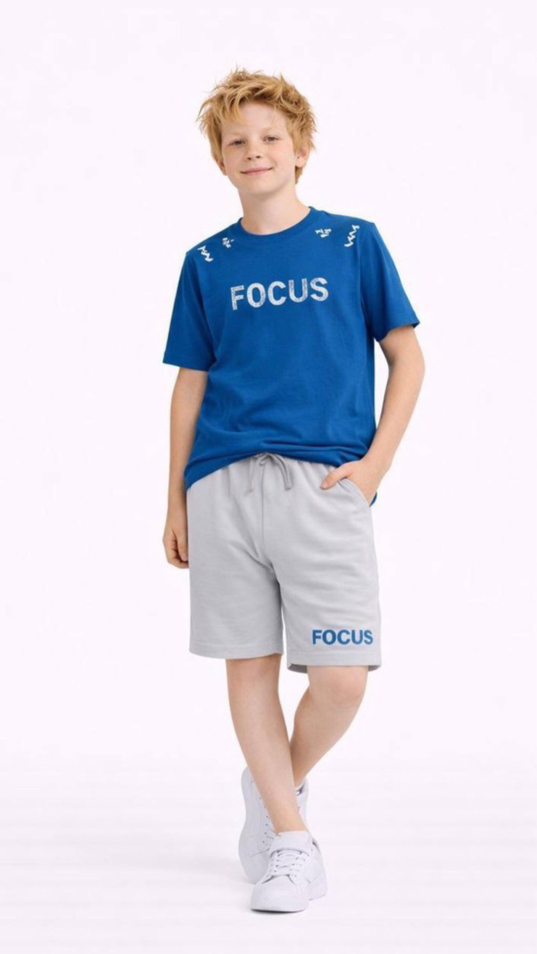 ست تیشرت شلوارک پسرانه ترک FOCUS